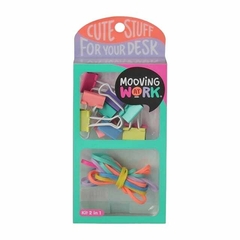 Kit Set Ideal Oficina Escritorio 2 En 1 Verde Mooving