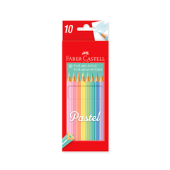 Lapices De Colores Pasteles Faber Castell Eco X 10 en internet