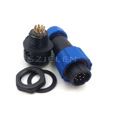 Conector A Prova d`Agua M16 Ip68 - Sd 16 - 9 Vias