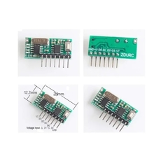 Modulo Transmissor E Receptor 433mhz 4 Canais - 1 Par - comprar online