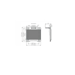 Display Lcd0.96 Serial Arduino Branco (oled Gráfico 128x64) - comprar online