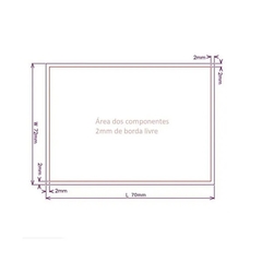 Suporte Placa De Circuito Impresso - Base Pcb Trilho Din - HR2 Eletrônica