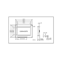 Display Lcd Gráfico 128x64 Backlight Azul St7920 na internet