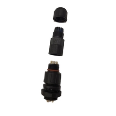 Conector A Prova D`agua M16 Ip67 - Sd 16 - 6 Vias