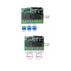 Placa Relé 12v 4 Canais Com Controle Remoto Rf 433 Mhz - HR2 Eletrônica