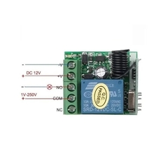 Modulo Rele Rf 433mhz 1ch 12v Com Controle Remoto na internet