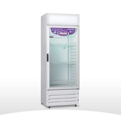 Exhibidora Vertical INELRO una puerta 310 lts con cenefa Mod MT310 - comprar online