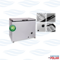 Freezer INELRO Tapa ciega Gris Plata 326 Lts Mod FIH 350 P+ - comprar online