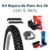 Kit Reparo Bike 6 itens c/ Pneu + Câmara 26' + 1 kit Remendo c/ cola + 2 Espátulas