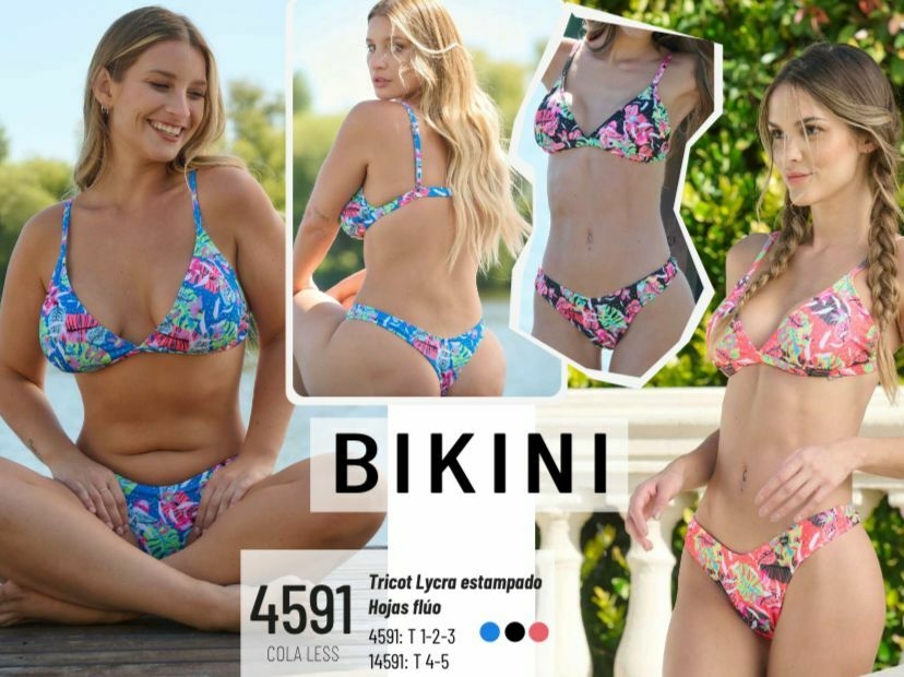 Bikini mujer estampado - TRICOT
