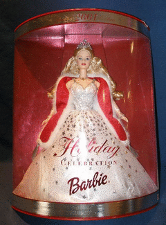 Holiday Celebration 2001 Barbie doll na internet