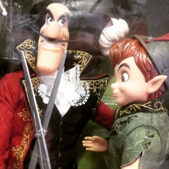 Peter Pan & Captain Hook Disney Designer Doll set - Michigan Dolls