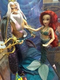 ARIEL e Triton Disney Fairytale Designer Dolls - Michigan Dolls