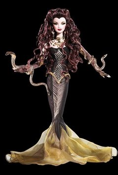 Barbie doll as Medusa