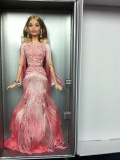 Blush Fringed Gown Barbie doll - loja online
