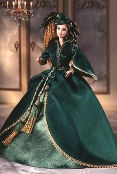 Barbie Doll Scarlett O’Hara (Green Drapery Dress)