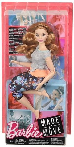 Barbie Made to Move Curvy Auburn Hair - comprar online