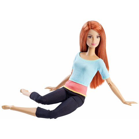 Barbie Made to Move Doll, Orange Top 