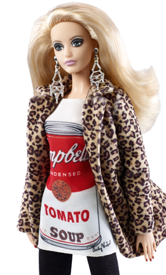 Barbie Andy Warhol na internet
