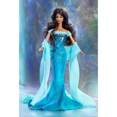 December Turquoise Barbie doll