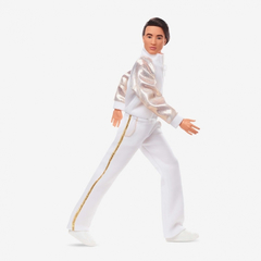 Ken Doll in White and Gold Tracksuit – Barbie The Movie - Michigan Dolls