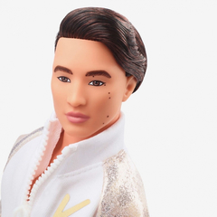 Ken Doll in White and Gold Tracksuit – Barbie The Movie - comprar online