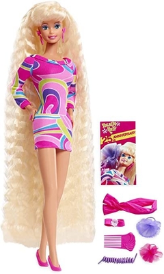Barbie doll Totally Hair 25th Anniversary