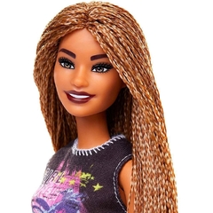 Barbie Fashionista 123 - Negra com trancas - Michigan Dolls