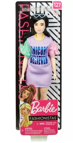 Barbie Fashionista 127 - Unicornio Believer - loja online