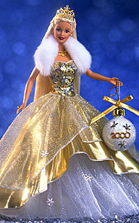 Barbie doll Holiday Celebration 2000
