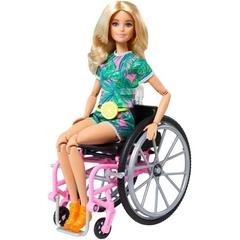 Barbie Fashionista 165 - Loira com cadeira de rodas - comprar online