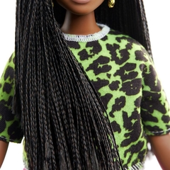Barbie Fashionista 144 - Negra cabelo Trancado - Michigan Dolls