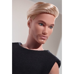 Barbie Looks Ken doll - Blonde with facial hair ( Loiro ) - Michigan Dolls