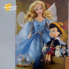 Disney D23 Expo Pinocchio & The Blue Fairy Fairytale Designer doll set na internet