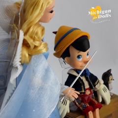 Disney D23 Expo Pinocchio & The Blue Fairy Fairytale Designer doll set - Michigan Dolls
