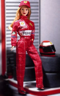 Scuderia Ferrari Barbie doll