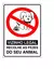 05 Unidades Placa - Recolhe As Fezes Do Seu Animal - Coco Cão Condomínio