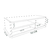 Rack Sala Suspenso Branco Em Mdf (31319) - comprar online