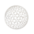 mandala spinner 20 cm decoração ambiente branco mdf 3mm
