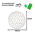 mandala spinner 20 cm decoração ambiente branco mdf 3mm - comprar online
