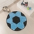 Tapete Quarto Menino Futebol Bola Azul 65X65CM - comprar online