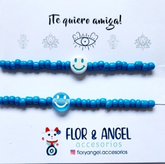 PULSERA AMISTAD SMILE - Flor&Angel