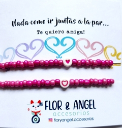 PULSERA AMISTAD CORAZON en internet