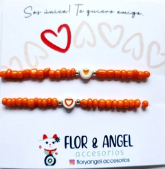 PULSERA AMISTAD CORAZON - comprar online