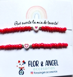 PULSERA AMISTAD CORAZON