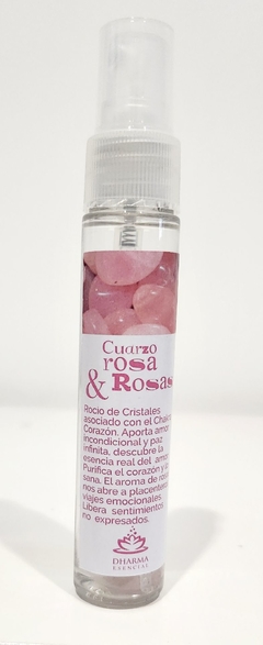 Rocio aurico CRISTALES CUARZO ROSA & ROSAS