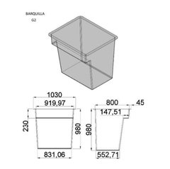 Barquilla para hidrogruas (2 personas) MODELO B2 - comprar online