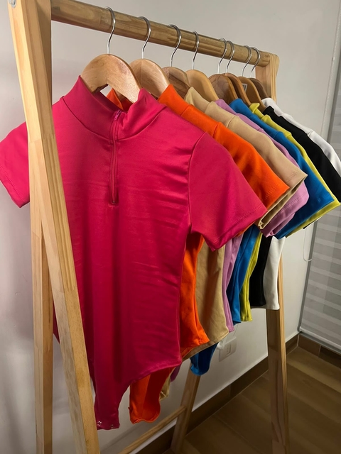 Body de lycra con cierre NAIMA