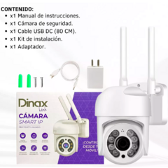 Cámara De Seguridad Domo Smart Ip Wifi Exterior Interior