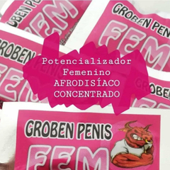 POTENCIADOR ESTIMULANTE SEXSUAL FEMENINO GROBEN FEM 1 PASTA